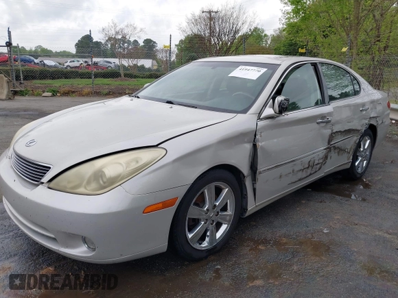 2005 Lexus ES 330 with VIN JTHBA30G755069068, listed as a IAAI auction lot 41947770 with 274,531 mi miles. Bid and sale history available at carsss.com. Image 17.