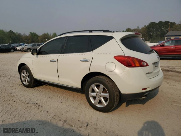 2009 Nissan Murano SL with VIN JN8AZ18U89W021720, listed as a Copart auction lot 50841235 with 182,998 mi miles and Clean Title. Bid and sale history available at carsss.com. Image 2.