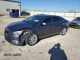 2014 Buick LaCrosse Leather with VIN 1G4GB5GR7EF301780, listed as a Copart auction lot 47144205 with 50,224 mi miles and Salvage Title. Bid and sale history available at carsss.com. Image 1.