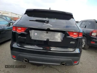 2020 Jaguar F-Pace 25t Prestige with VIN SADCK2FX0LA647878, listed as a Copart auction lot 81964404 with 46,720 mi miles and Salvage title. Bid and sale history available at DreamBid. Image 6.