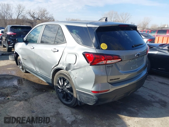 2023 Chevrolet Equinox LS z VIN 3GNAXHEG7PL128521, wystawiony jako IAAI lot #41807239 z przebiegiem 46 112 mil mil oraz . Historia ofert i sprzedaży dostępna na DreamBid. Obrazek 3.