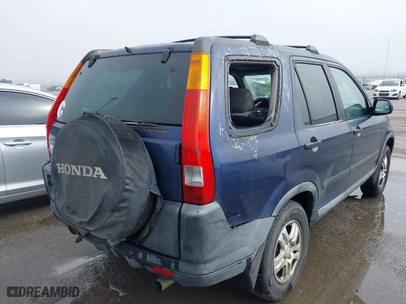 2003 Honda CR-V EX with VIN SHSRD78863U110869, listed as a IAAI auction lot 41612374 with 221,200 mi miles. Bid and sale history available at carsss.com. Image 4.
