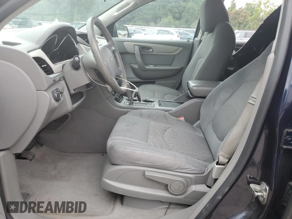 2017 Chevrolet Traverse LS with VIN 1GNKRFED0HJ274650, listed as a Copart auction lot 62949885 with 138,043 mi miles and Salvage title. Bid and sale history available at DreamBid. Image 7.