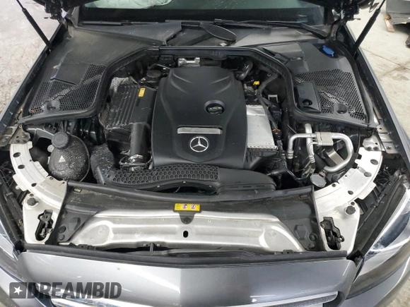 2017 Mercedes-Benz C 300 with VIN WDDWF4KB0HR261320, listed as a Copart auction lot 56069965 with Not Provided miles and Clean Title. Bid and sale history available at DreamBid. Image 11.