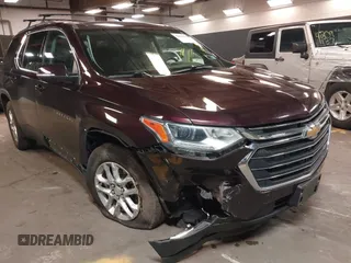 2021 Chevrolet Traverse LT Cloth with VIN 1GNEVGKW0MJ213636, listed as a IAAI auction lot 42084923 with 45,233 mi miles. Bid and sale history available at carsss.com. Image 6.