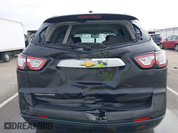 2017 Chevrolet Traverse LS with VIN 1GNKRFKD6HJ192586, listed as a IAAI auction lot 41694303 with 133,328 mi miles. Bid and sale history available at carsss.com. Image 6.