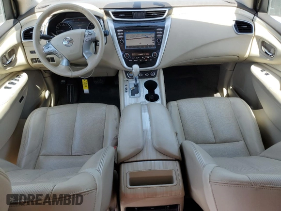 2017 Nissan Murano Platinum with VIN 5N1AZ2MG0HN124034, listed as a Copart auction lot 48555315 with 105,538 mi miles and Non Repairable. Bid and sale history available at DreamBid. Image 8.