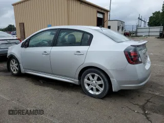 2012 Nissan Sentra S with VIN 3N1AB6AP4CL721400, listed as a Copart auction lot 61196185 with 129,776 mi miles and Salvage title. Bid and sale history available at DreamBid. Image 2.
