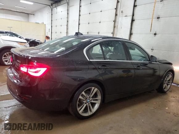 2017 BMW 3 Series 330i with VIN WBA8B9C34HK886215, listed as a Copart auction lot 87579475 with 117,658 mi miles and Clean Title. Bid and sale history available at carsss.com. Image 3.