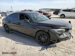2025 Honda Civic Sedan Hybrid Sport with VIN 2HGFE4F88SH322529, listed as a Copart auction lot 49865135 with 11,007 mi miles and Salvage Title. Bid and sale history available at carsss.com. Image 4.