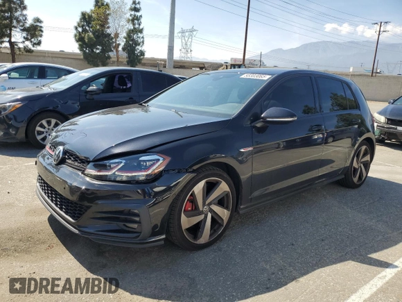 2018 Volkswagen Golf GTI S с VIN 3VW447AU6JM283158, выставлен на аукционе Copart как лот 55303065 с пробегом 70 077 миль миль и Списание • Salvage title. История ставок и продаж доступна на DreamBid. Изображение 1.