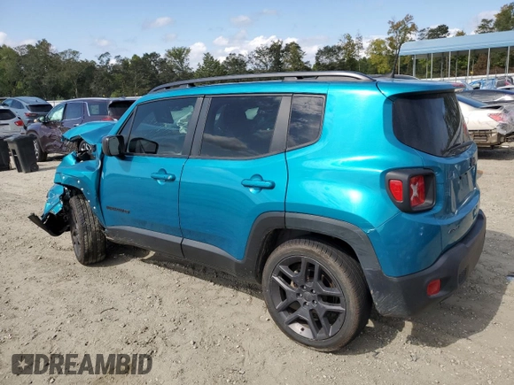 2021 Jeep Renegade 80th Anniversary with VIN ZACNJDBB8MPN22610, listed as a Copart auction lot 71787754 with 49,057 mi miles and Salvage title. Bid and sale history available at DreamBid. Image 2.