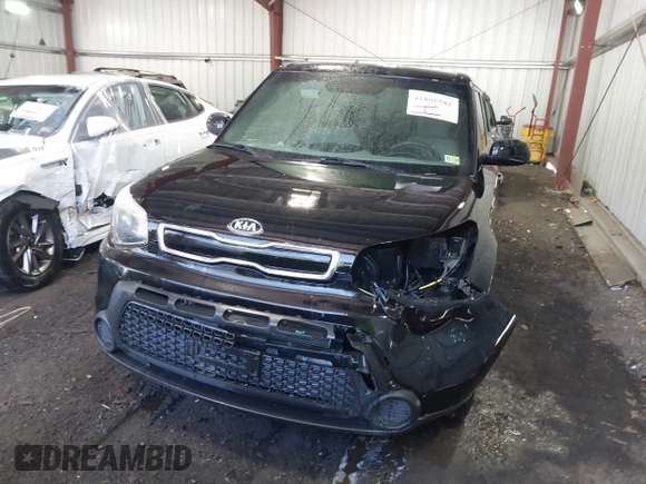 2015 Kia Soul + with VIN KNDJP3A54F7230152, listed as a IAAI auction lot 41805581 with 136,491 mi miles. Bid and sale history available at carsss.com. Image 6.