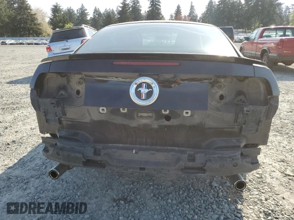 2011 Ford Mustang V6 with VIN 1ZVBP8AM4B5164343, listed as a Copart auction lot 53173815 with 126,579 mi miles and Salvage Title. Bid and sale history available at carsss.com. Image 6.