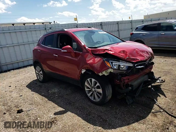 2017 Buick Encore Preferred with VIN KL4CJESB1HB128036, listed as a Copart auction lot 62212985 with Not provided miles and Salvage title. Bid and sale history available at DreamBid. Image 14.