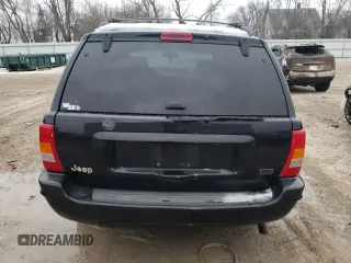 1999 Jeep Grand Cherokee Limited with VIN 1J4GW68SXXC713416, listed as a Copart auction lot 88296395 with 0 mi miles and Non Repairable. Bid and sale history available at carsss.com. Image 6.