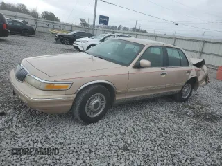 1996 Mercury Grand Marquis GS with VIN 2MELM74W8TX673695, listed as a Copart auction lot 44953635 with 271,807 mi miles and Salvage Title. Bid and sale history available at DreamBid. Image 1.