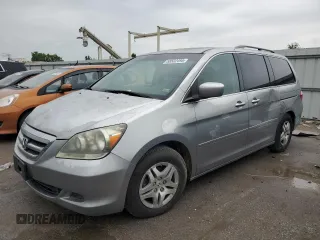 2007 Honda Odyssey EX-L z VIN 5FNRL386X7B090729, wystawiony jako Copart lot #58502495 z przebiegiem 207 750 mil mil oraz Szkoda całkowita • Salvage title. Historia ofert i sprzedaży dostępna na DreamBid. Obrazek 1.