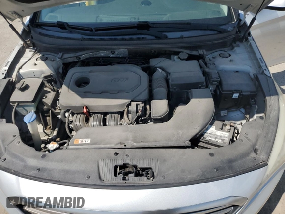 2015 Hyundai Sonata SE z VIN 5NPE24AF6FH108144, wystawiony jako Copart lot #58140065 z przebiegiem 126 031 mil mil oraz Szkoda całkowita • Salvage title. Historia ofert i sprzedaży dostępna na DreamBid. Obrazek 11.