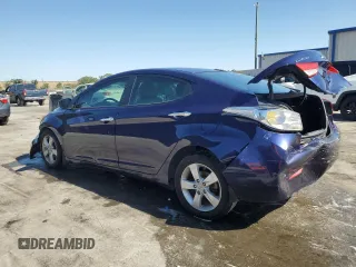 2013 Hyundai Elantra Limited with VIN 5NPDH4AE7DH179786, listed as a Copart auction lot 52531825 with 147,850 mi miles and Salvage Title. Bid and sale history available at DreamBid. Image 2.