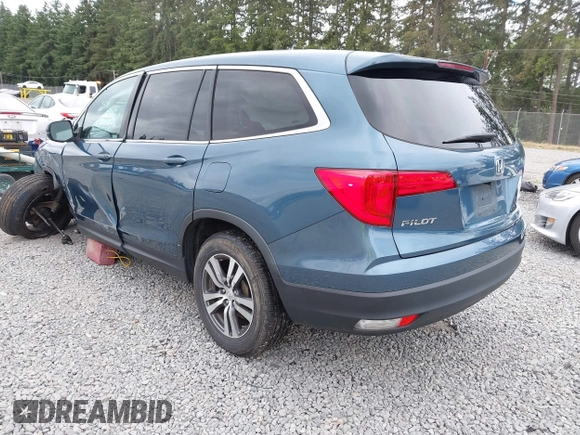 2018 Honda Pilot EX-L z VIN 5FNYF6H51JB031474, wystawiony jako IAAI lot #42584841 z przebiegiem 91 232 mil mil oraz . Historia ofert i sprzedaży dostępna na DreamBid. Obrazek 3.
