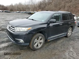 2011 Toyota Highlander Limited with VIN 5TDDK3EH6BS083591, listed as a Copart auction lot 47588875 with 409,437 mi miles and Salvage title. Bid and sale history available at DreamBid. Image 1.