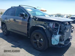 2021 Toyota RAV4 Hybrid XSE with VIN 2T3E6RFVXMW016803, listed as a IAAI auction lot 42135617 with 40,898 mi miles and . Bid and sale history available at DreamBid. Image 1.