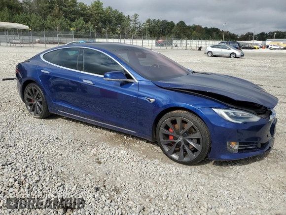 2021 Tesla Model S 90D с VIN 5YJSA1E41MF417786, выставлен на аукционе Copart как лот 80053264 с пробегом 42 755 миль миль и Списание • Salvage title. История ставок и продаж доступна на DreamBid. Изображение 4.