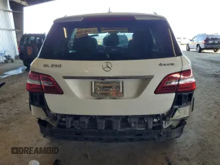 2015 Mercedes-Benz M with VIN 4JGDA5HB6FA452129, listed as a Copart auction lot 51082625 with 105,022 mi miles and Salvage Title. Bid and sale history available at carsss.com. Image 6.
