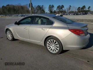 2011 Buick Regal CXL RL6 with VIN W04GU5GC2B1038188, listed as a Copart auction lot 47197945 with 129,031 mi miles and Salvage Title. Bid and sale history available at carsss.com. Image 2.