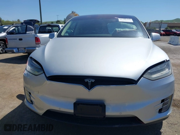 2016 Tesla Model X P90D with VIN 5YJXCAE49GF001067, listed as a IAAI auction lot 41980455 with 94,746 mi miles. Bid and sale history available at carsss.com. Image 6.