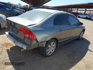 2008 Honda Civic LX with VIN 2HGFA16568H505100, listed as a IAAI auction lot 42134374 with 154,257 mi miles and . Bid and sale history available at DreamBid. Image 4.