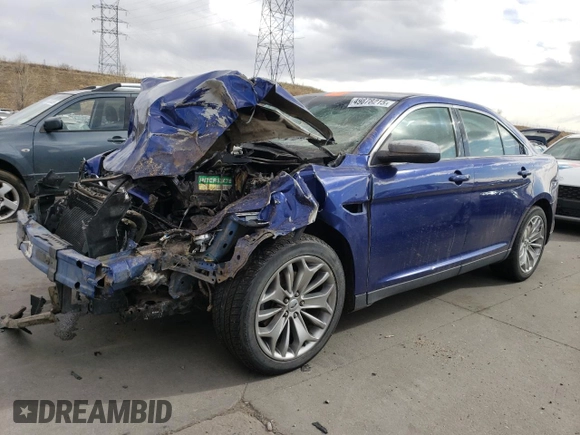 2013 Ford Taurus Limited with VIN 1FAHP2F84DG156231, listed as a Copart auction lot 49878215 with Not provided miles and Salvage title. Bid and sale history available at DreamBid. Image 1.