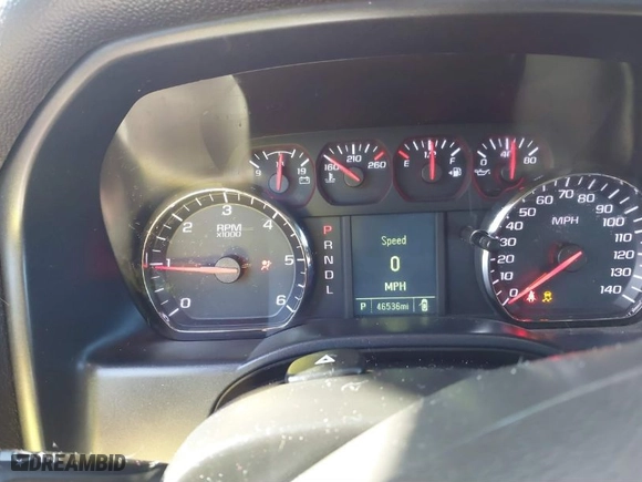 2019 Chevrolet Silverado 1500 LD Custom with VIN 2GCVKMEC3K1210271, listed as a IAAI auction lot 41572691 with 46,536 mi miles. Bid and sale history available at carsss.com. Image 7.