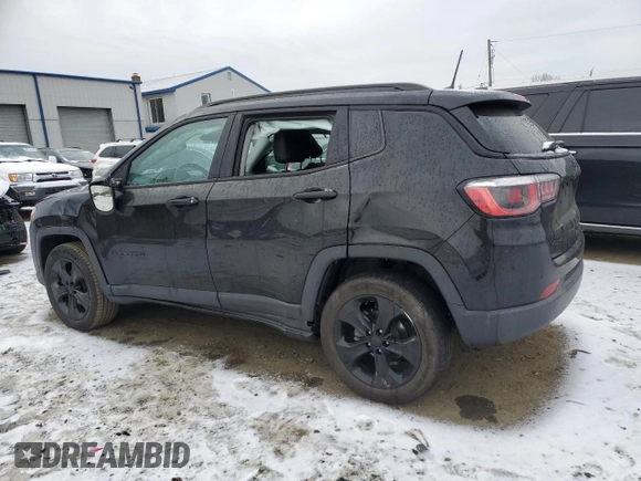 2020 Jeep Compass Latitude with VIN 3C4NJDBB6LT205290, listed as a Copart auction lot 86425454 with 68,670 mi miles and Salvage title. Bid and sale history available at DreamBid. Image 2.