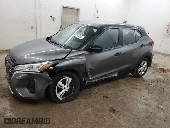 2024 Nissan Kicks S with VIN 3N1CP5BV8RL542027, listed as a Copart auction lot 42839065 with 7,320 mi miles and Salvage Title. Bid and sale history available at DreamBid. Image 1.