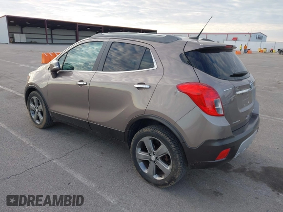 2014 Buick Encore Leather with VIN KL4CJCSB3EB739931, listed as a IAAI auction lot 41891726 with 113,473 mi miles and . Bid and sale history available at carsss.com. Image 3.