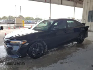 2024 Honda Civic Sport with VIN 2HGFE2F59RH554478, listed as a Copart auction lot 49394445 with 10,257 mi miles and Non repairable. Bid and sale history available at DreamBid. Image 1.