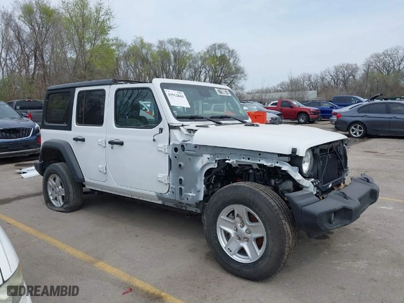 2024 Jeep Wrangler Sport S with VIN 1C4PJXDN7RW243762, listed as a IAAI auction lot 41912844 with 18,935 mi miles. Bid and sale history available at carsss.com. Image 14.