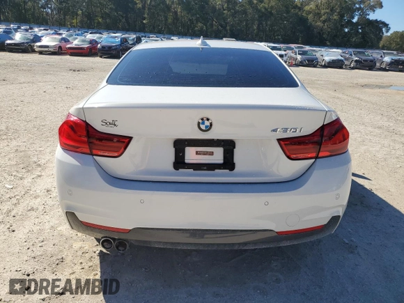 2019 BMW 4 Series 430i with VIN WBA4W3C57KAF92700, listed as a Copart auction lot 45311985 with 47,610 mi miles and Non Repairable. Bid and sale history available at carsss.com. Image 6.