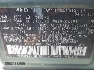 2010 Subaru Outback Premium with VIN 4S4BRCEC2A3332231, listed as a IAAI auction lot 41618499 with 203,148 mi miles and . Bid and sale history available at DreamBid. Image 9.