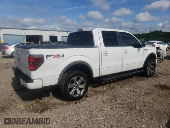 2011 Ford F-150 XL with VIN 1FTFW1EF9BFD26410, listed as a Copart auction lot 62539545 with 154,925 mi miles and Salvage title. Bid and sale history available at DreamBid. Image 3.