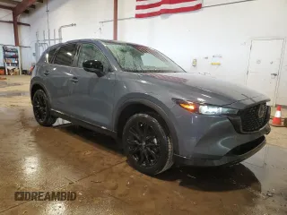2024 Mazda CX-5 S Carbon Edition with VIN JM3KFBCL1R0434750, listed as a Copart auction lot 48587375 with 6,705 mi miles and Clean Title. Bid and sale history available at DreamBid. Image 4.