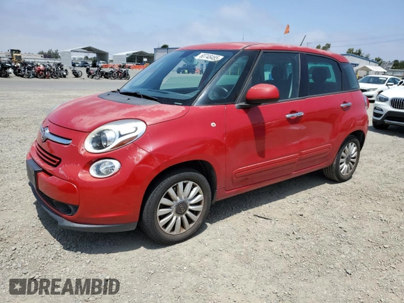 2015 FIAT 500L Easy with VIN ZFBCFABH9FZ030089, listed as a Copart auction lot 60748465 with 120,047 mi miles and Clean title. Bid and sale history available at DreamBid. Image 1.