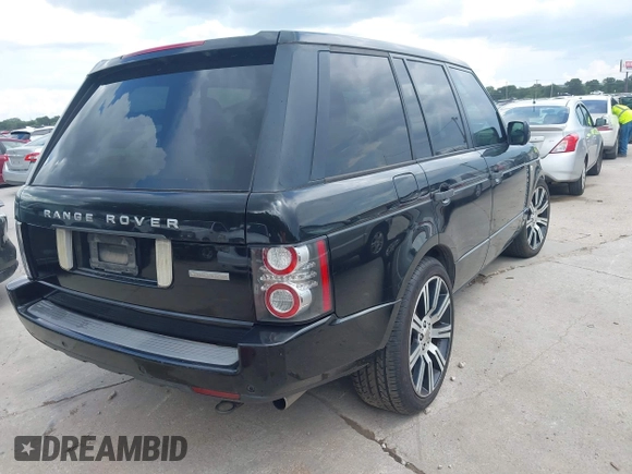 2011 Land Rover Range Rover SC with VIN SALMF1E41BA330009, listed as a IAAI auction lot 42603546 with 125,493 mi miles and . Bid and sale history available at DreamBid. Image 4.