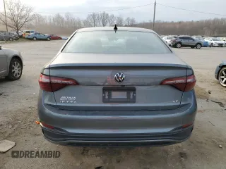 2024 Volkswagen Jetta SE with VIN 3VW7M7BU7RM020488, listed as a Copart auction lot 48544855 with 16,499 mi miles and Salvage title. Bid and sale history available at DreamBid. Image 6.
