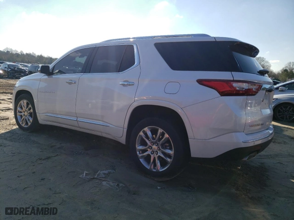 2021 Chevrolet Traverse High Country with VIN 1GNEVNKW6MJ107437, listed as a Copart auction lot 36757224 with 0 mi miles and Salvage Title. Bid and sale history available at carsss.com. Image 2.