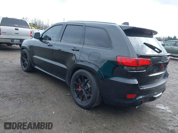 2017 Jeep Grand Cherokee SRT with VIN 1C4RJFDJ0HC790873, listed as a IAAI auction lot 41866806 with 37,785 mi miles. Bid and sale history available at carsss.com. Image 3.