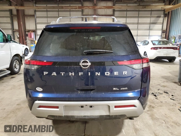 2024 Nissan Pathfinder SL with VIN 5N1DR3CC7RC266508, listed as a Copart auction lot 54529515 with Not provided miles and Salvage title. Bid and sale history available at DreamBid. Image 6.