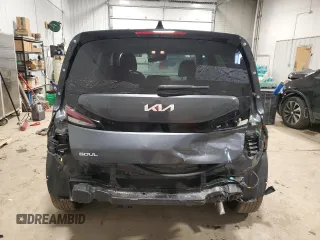 2023 Kia Soul S with VIN KNDJ23AU6P7878163, listed as a Copart auction lot 87233114 with 11,572 mi miles and Salvage Title. Bid and sale history available at carsss.com. Image 6.